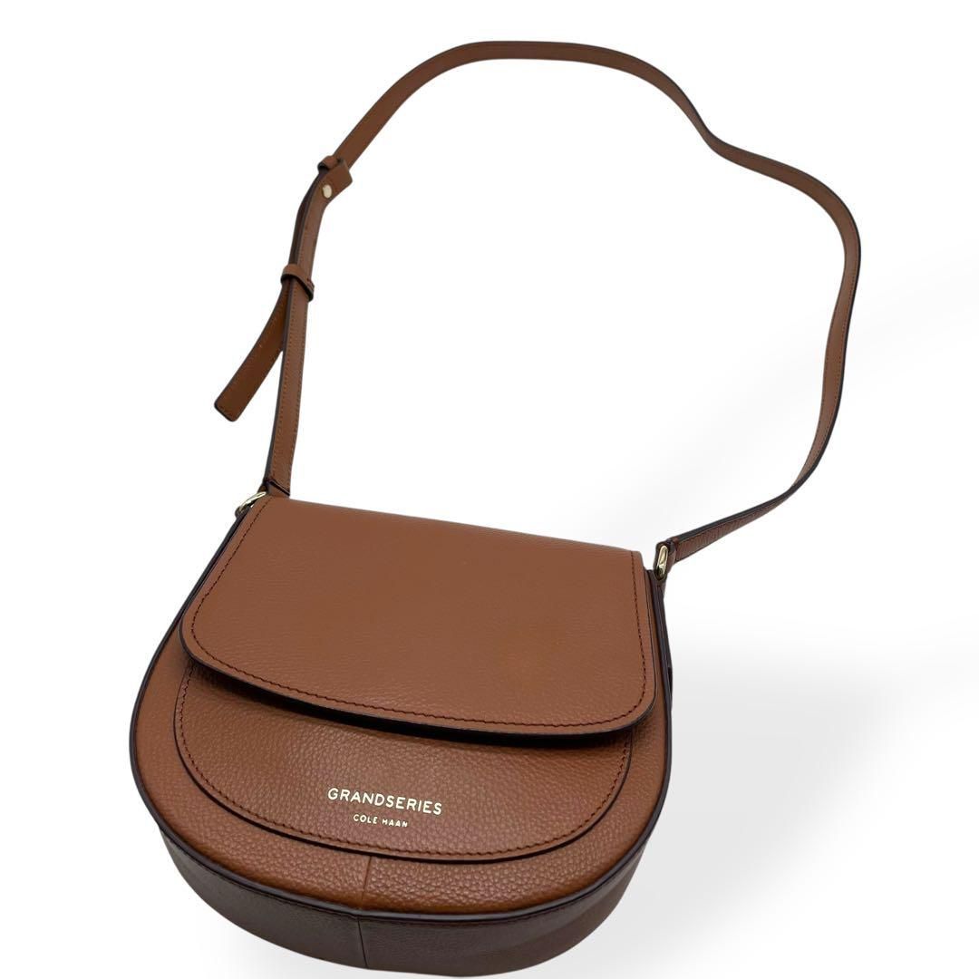 極美品 COLE HAAN コールハーン ショルダーバッグ レザー 斜