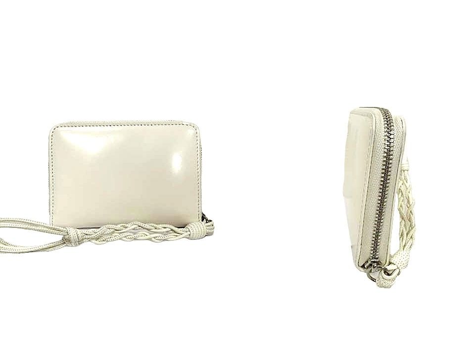 【中古】JIL SANDER ジルサンダー 小物 POCKET ZIP AROUND WALLET 二つ折り財布 ラウンドファスナ オフホワイト＿S13＿s-0059-r13 JIL SANDER（ジルサンダー） Pocket Zip Around Wallet 二つ折り財布