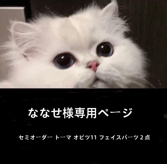 ななせ様専用ページ セミオーダー トーマ オビツ11 フェイスパーツ２点