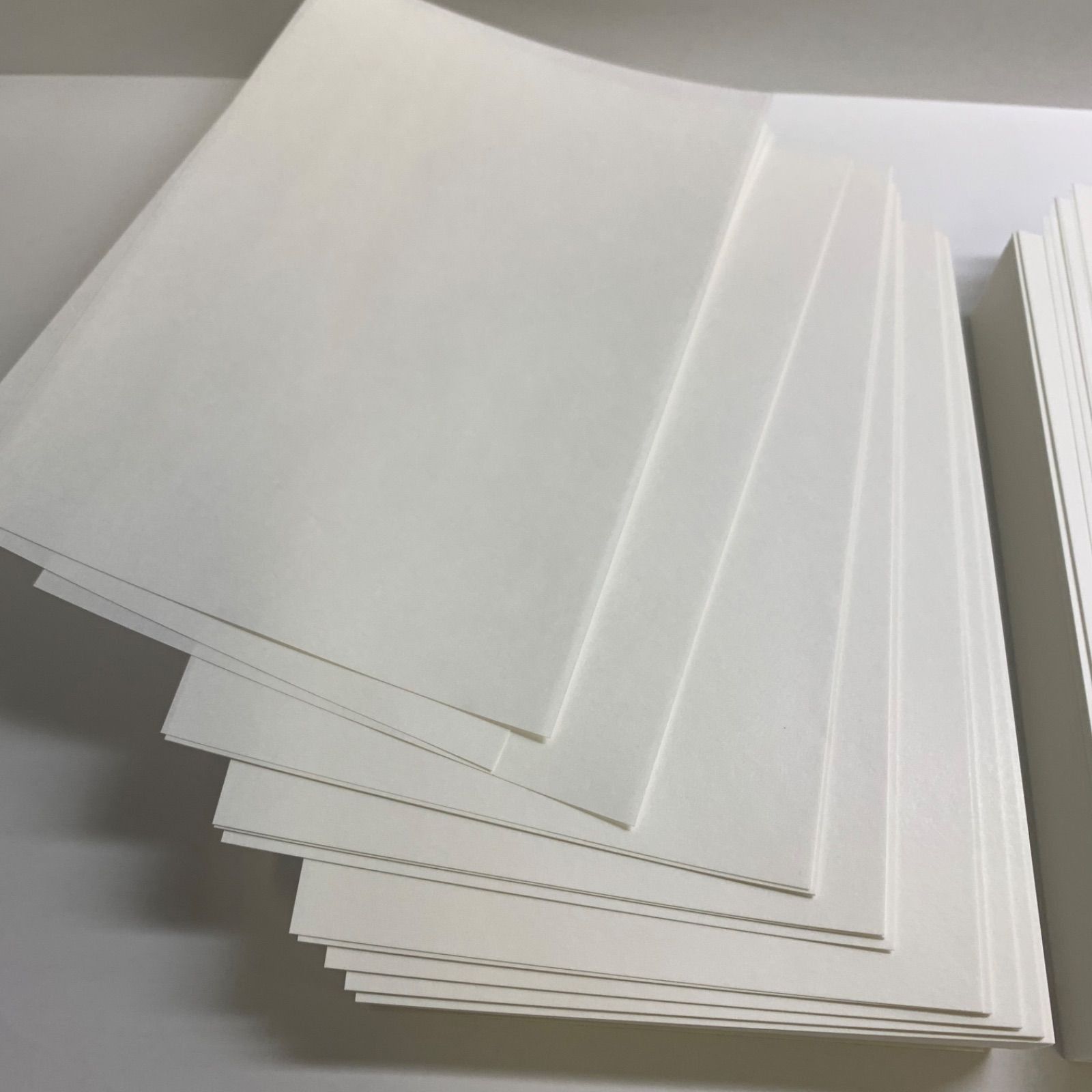 521 片艶晒クラフト はがきサイズ 70g㎡ 厚さ0.09㍉ 500枚 - メルカリ