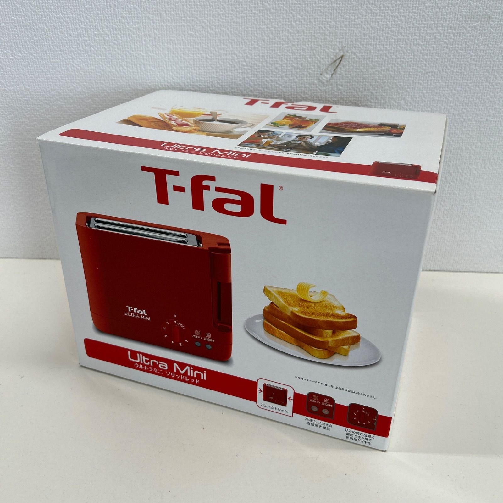 未使用品】T−FAL TT2115JP RED トースター - メルカリ