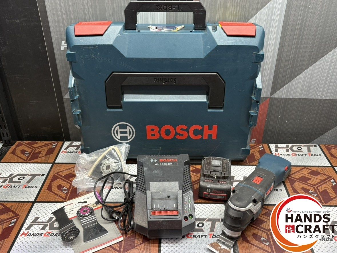 〇ボッシュ BOSCH GMF18V-28 マルチツール バッテリ×2 充電器付き ハンズクラフト佐賀