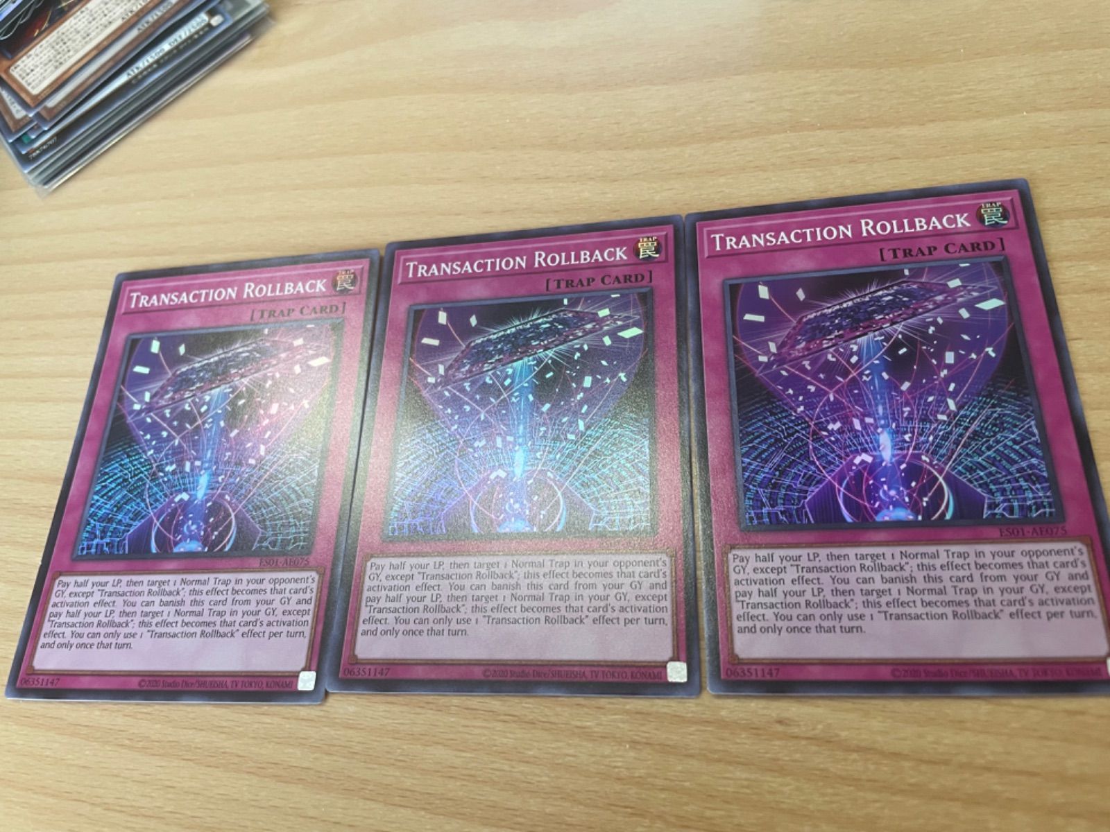 遊戯王 泰亜版 英語 アジア トランザクション・ロールバック 25th クオシク