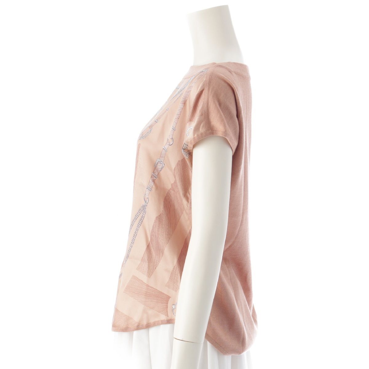 エルメス 正装のエチュード ツイルレーヌ ニット ピンクベージュ