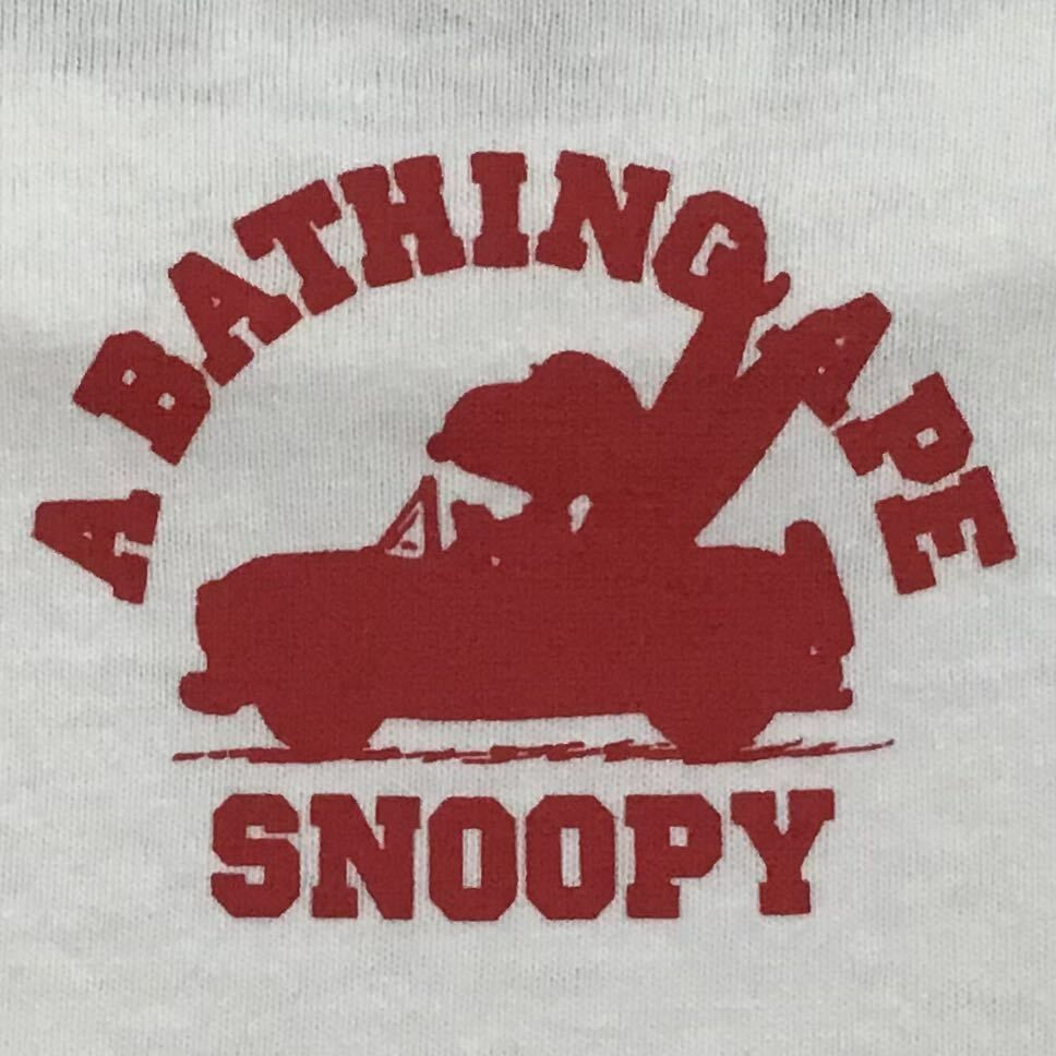 SNOOPY × BAPE ABC camo pink サーフボード Tシャツ Mサイズ a