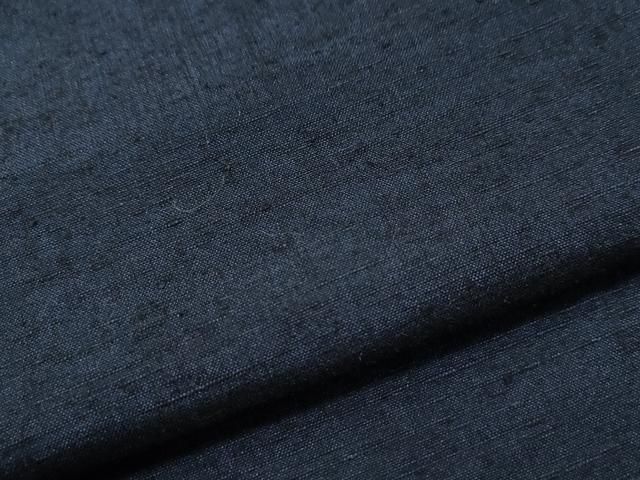 平和屋着物○男性 紬 色無地 留紺色 正絹 逸品 未使用 CAAS7029yc 平和 