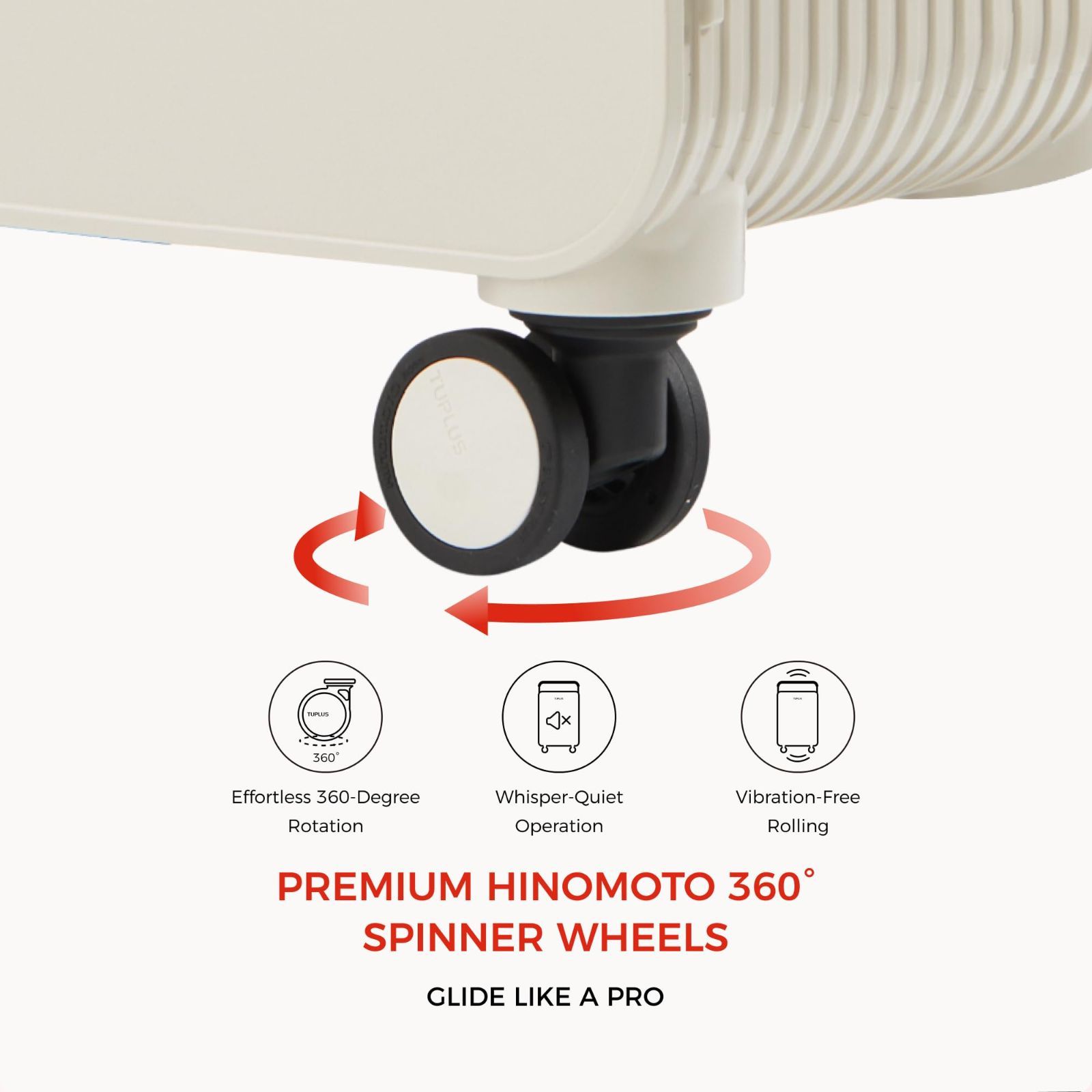 静音 ABS PC 360度回転 キャリーバッグ 旅行 USBポート付き ビジネス 耐衝撃 出張 大型 TSAローク搭載 キャリーケース Sサイズ 機内持ち込み 33L スーツケース ブラウン TUPLUS