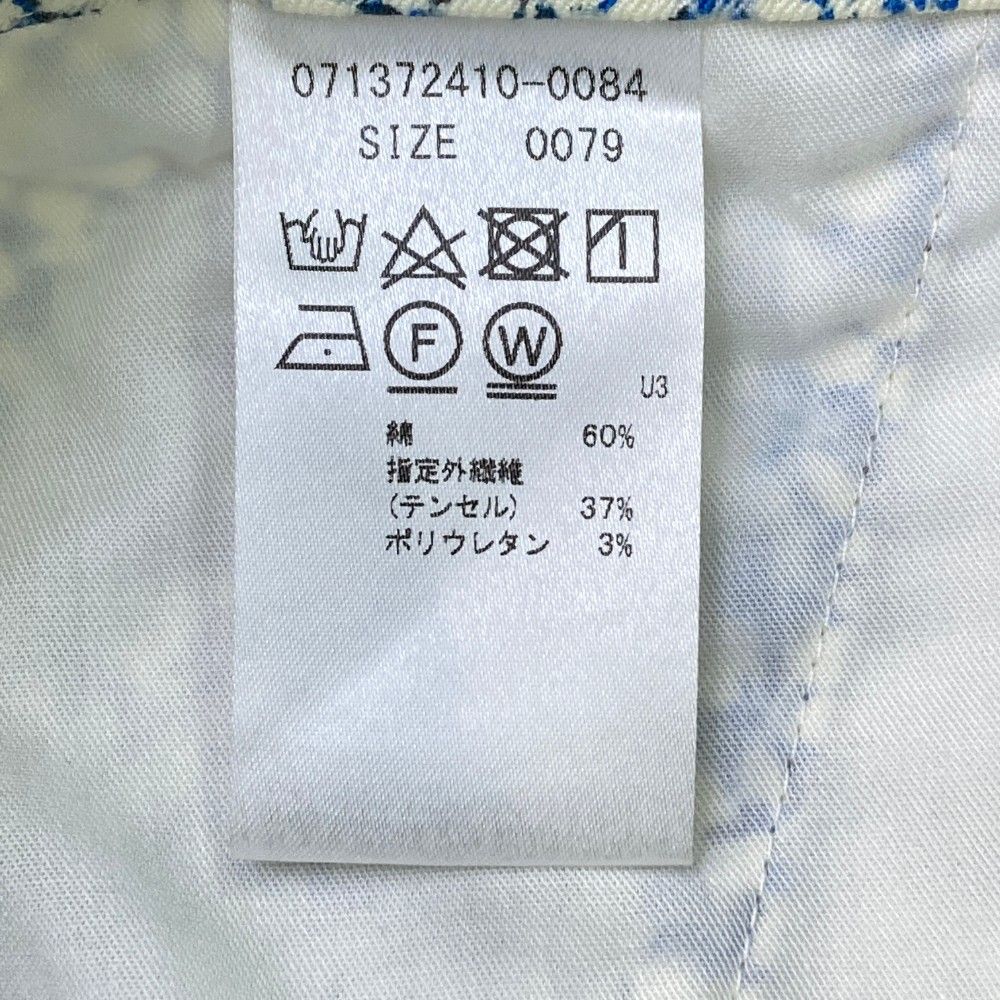 サイズ：79 ZOY ゾーイ × LIBERTY コットン混 ストレッチパンツ 総柄 ブルー系 [240101415436] ゴルフウェア メンズ ストスト サイズ：79 ZOY ゾーイ × LIBERTY コットン混 ストレッチパンツ