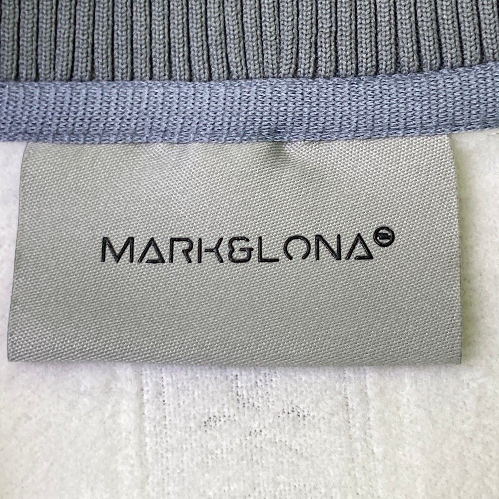 サイズ：48 MARK&amp;LONA マークアンドロナ  ハーフジッププルオーバー 裏起毛  グレー系 [240101447485] ゴルフウェア メンズ ストスト サイズ：48 MARK&LONA マークアンドロナ ハーフジッププル