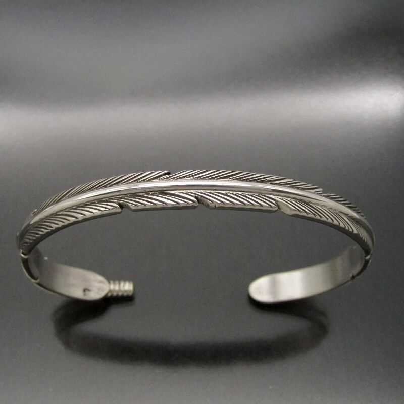 Harvey Mace ナバホ族 バングル フェザー ハービーメイス メンズ レディース ブレスレット