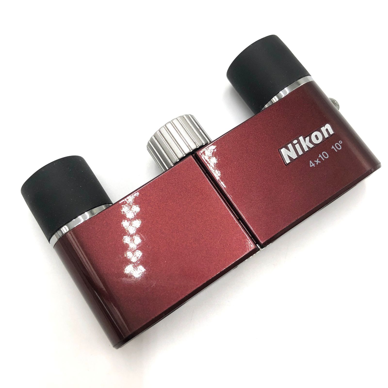 Nikon 双眼鏡 遊 ダハプリズム式  ワインレッド 4X10DCF BLOG: 小さな双眼鏡 ニコン「遊」
