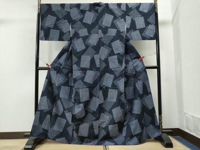 平和屋着物○上質な紬 色紙重ね文 正絹 逸品 CAAS7439yc - メルカリ