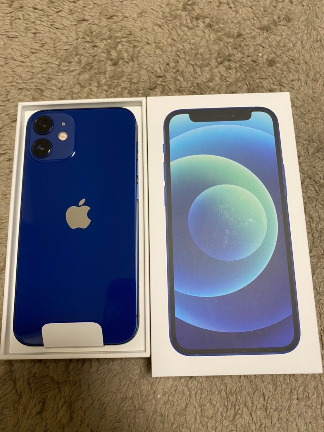 iPhone 12 mini 64GB SIMフリー BLUE - 衣類の里 - メルカリ