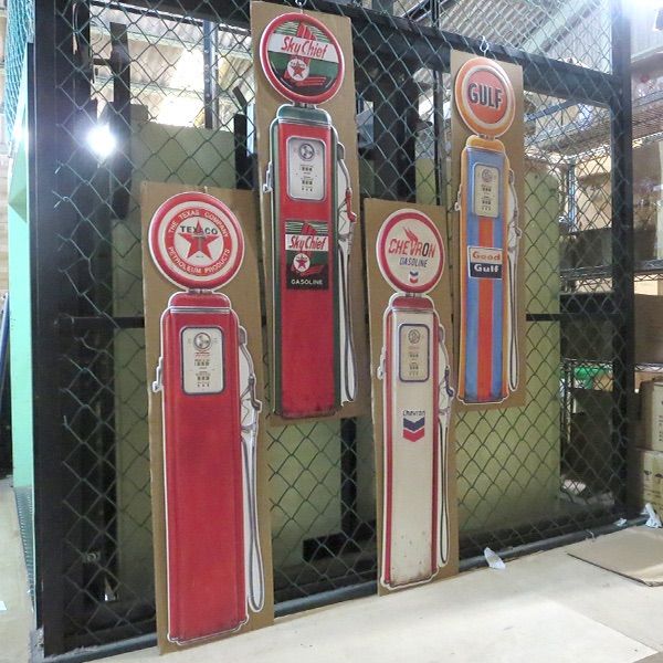 BIG ダイカット エンボスメタルサイン ガスポンプ GULF 看板ST0284 BIG ダイカット エンボスメタルサイン ガスポンプ GULF 看板