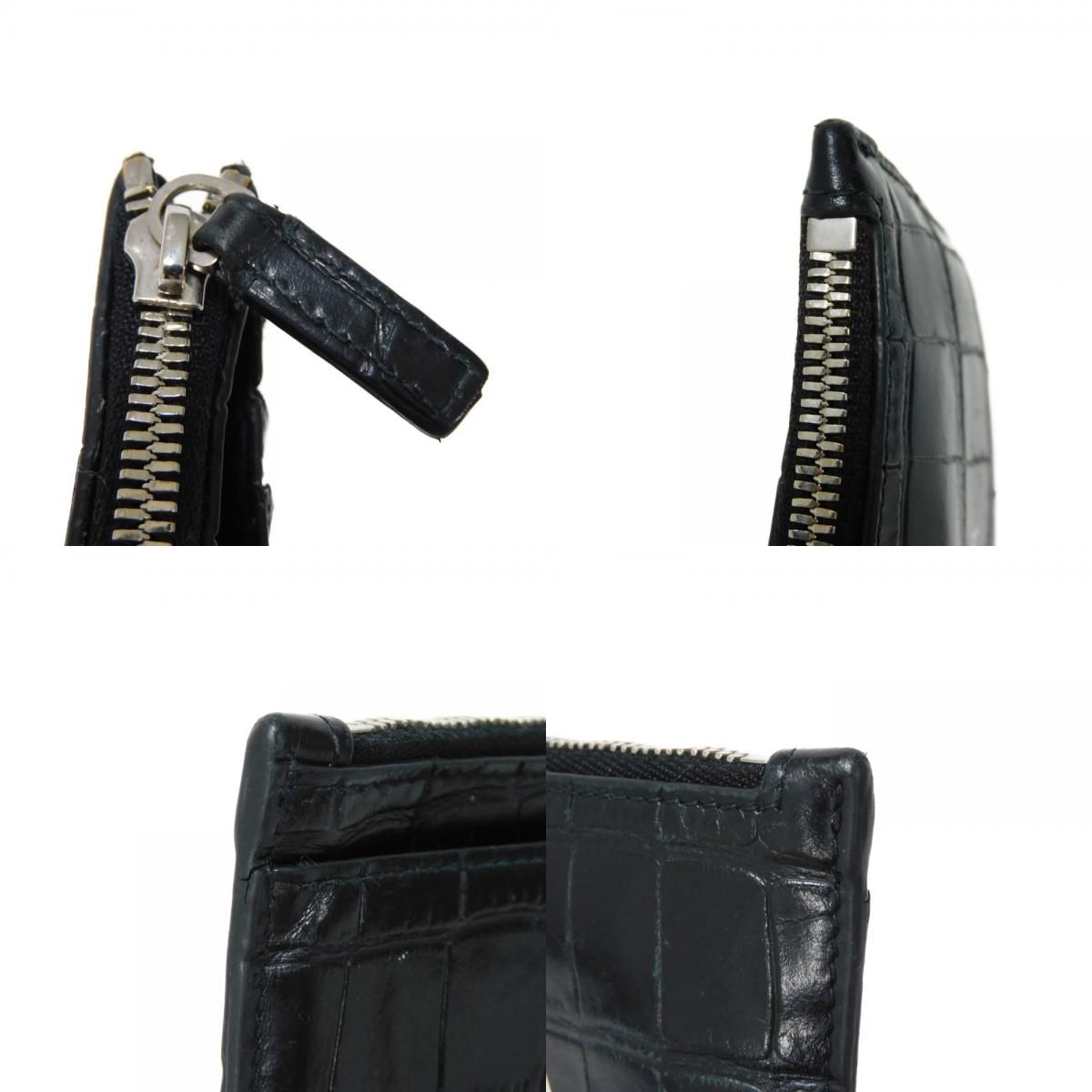 BALENCIAGA バレンシアガ キャッシュ コイン カードホルダー クロコ 