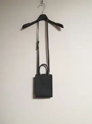 Kuho クホ kuho グレー キャンバス ハンディバッグ ミニ クロス トートバッグ