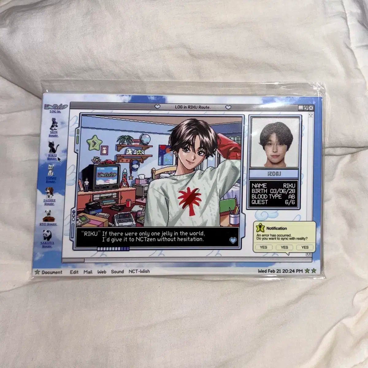 未開封 NCT(エヌシーティー) WIND AND WISH ログインします MD