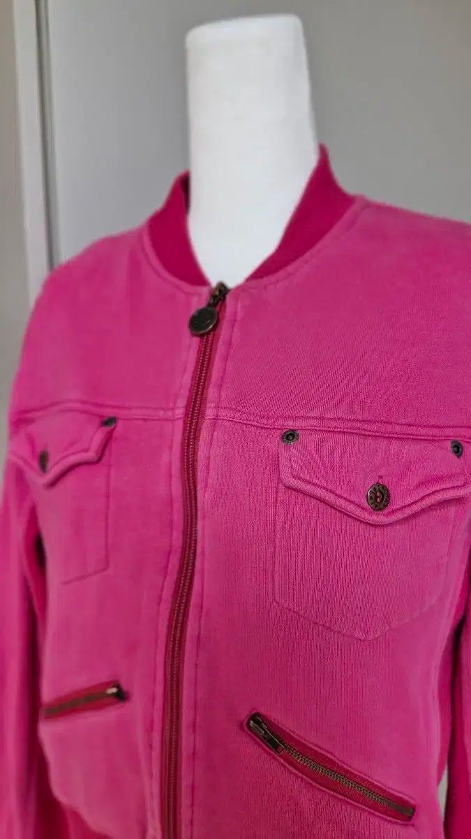 綿ジップアップジャケット 90