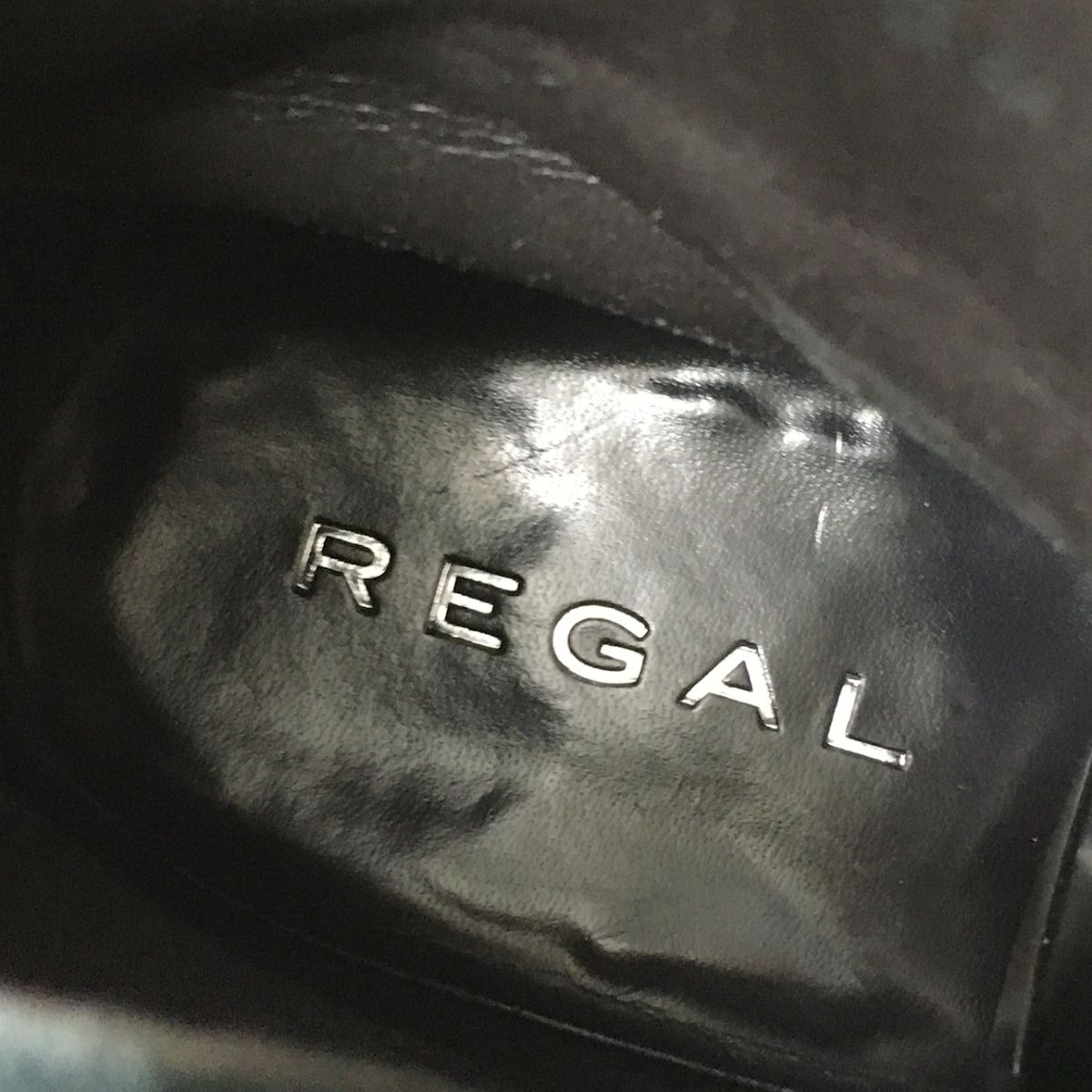 REGAL(リーガル) ショートブーツ 24 1/2 レディース - 黒 レザー