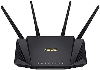 【中古】(非常に良い) ASUS WiFi 無線 ルーター WiFi6 2402+574Mbps v6プラス対応デュアルバンド RT-AX3000 メッシュ機能付 3階建/4LDK PS5/Nintendo Switch/iPhone/a