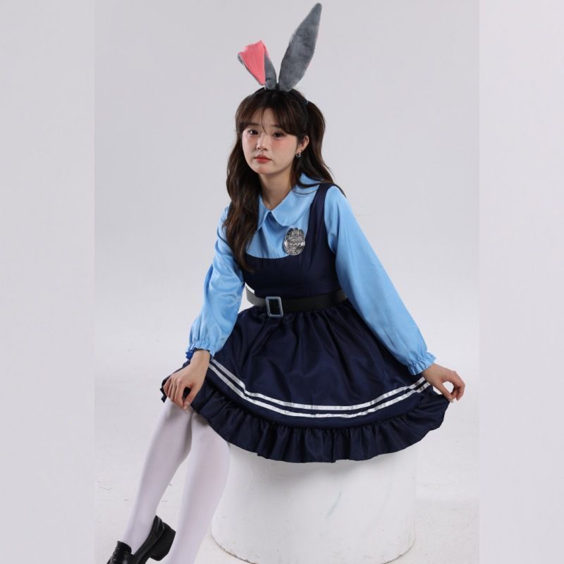 ズートピア ジュディ コスプレ 警察官衣装 Dハロ 仮装 Amazon.co.jp: [PUZU] ハロウィン 警察官 コスプレ ズートピア