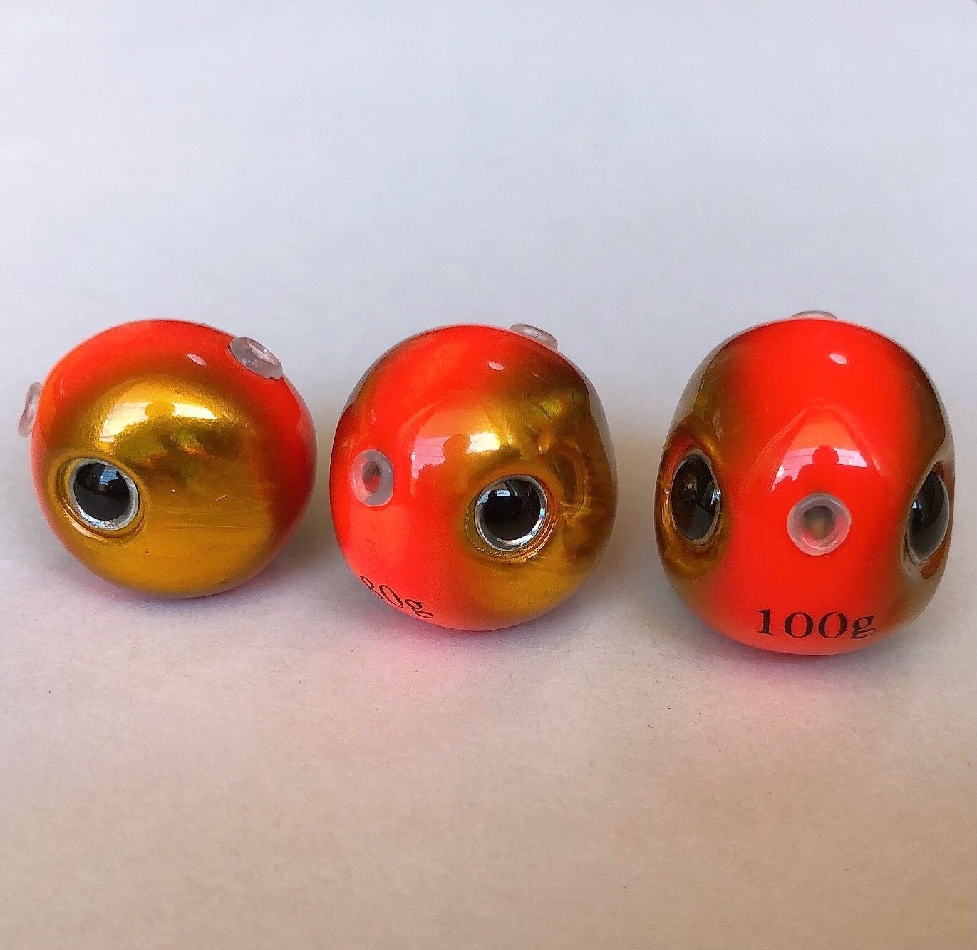 150gオレンジ2個グリーン2個 タングステン タイラバヘッド 専用出品