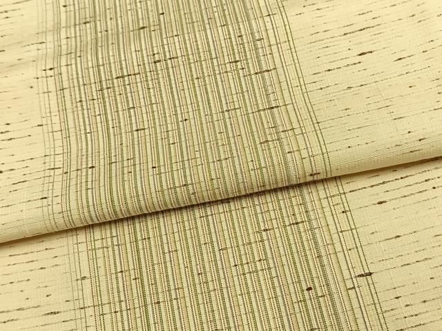平和屋着物▽ぜんまい紬　単衣　縞　やまと誂製　正絹　逸品　AAAV2767fy 平和屋着物▽ぜんまい紬 単衣 縞 やまと誂製 正絹 逸品 AAAV2767fy