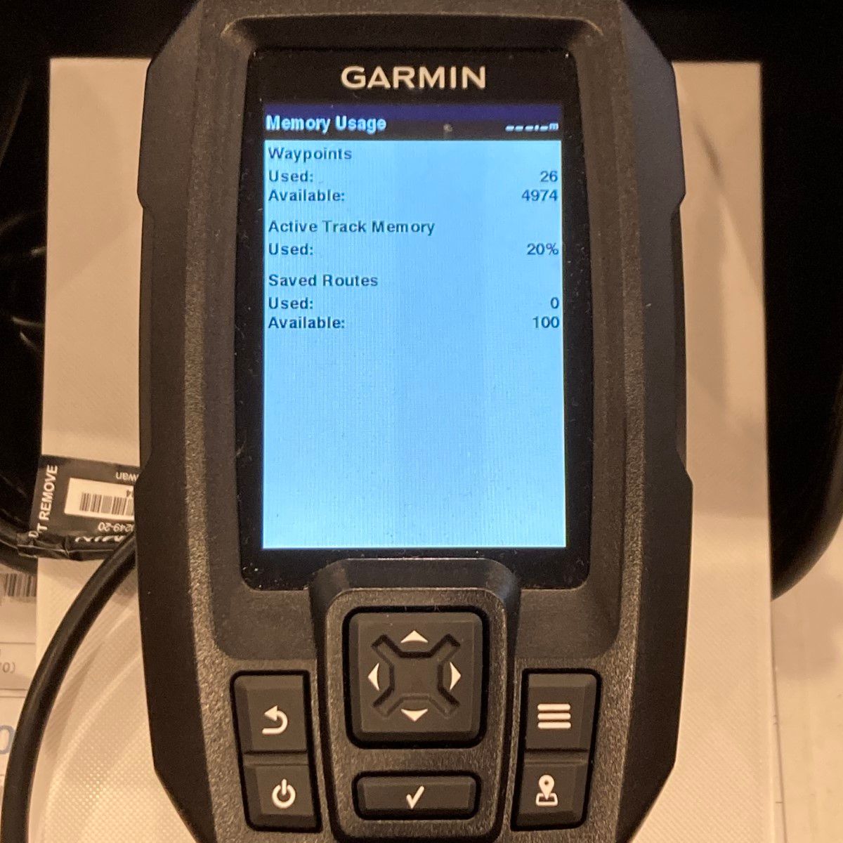 ττGARMIN 魚群探知機 振動子セット/モバイルバッテリー仕様