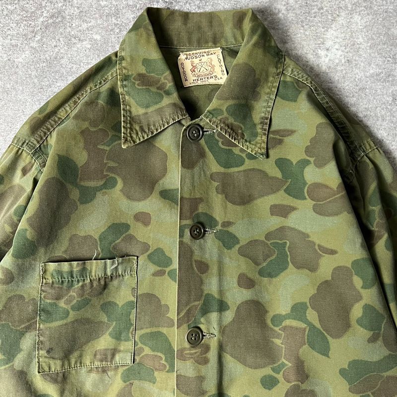 60s ダックハンターカモ ハンティングジャケット 60s KAMO Thin Cotton Duck Hunter Camo Hunting Jacket 60年代