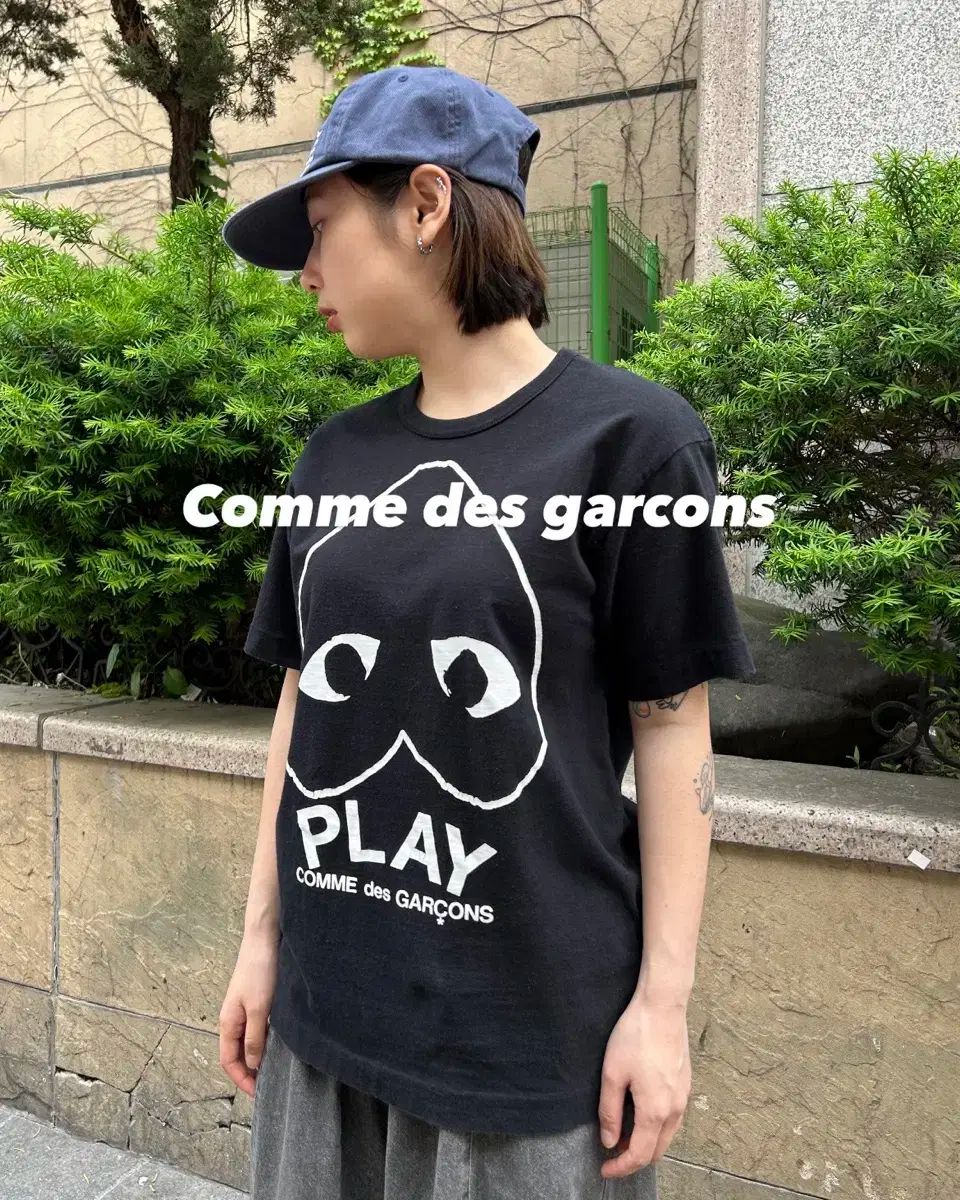 COMME des GARCONS コム デ ギャルソン 遊びます 半袖 Tシャツ