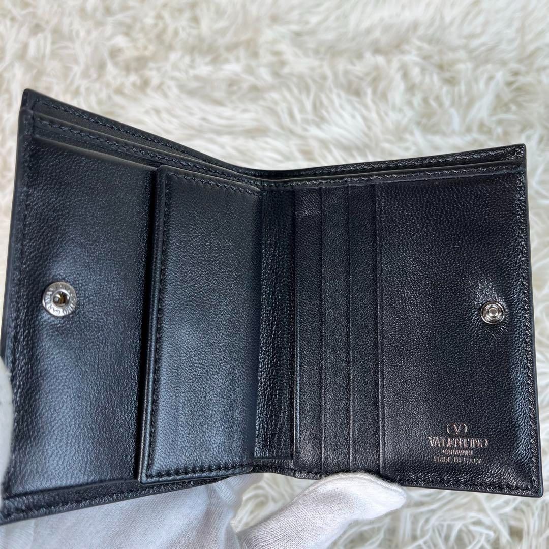 訳あり 新品未使用 VALENTINO GARAVANI 二つ折り財布 レザー