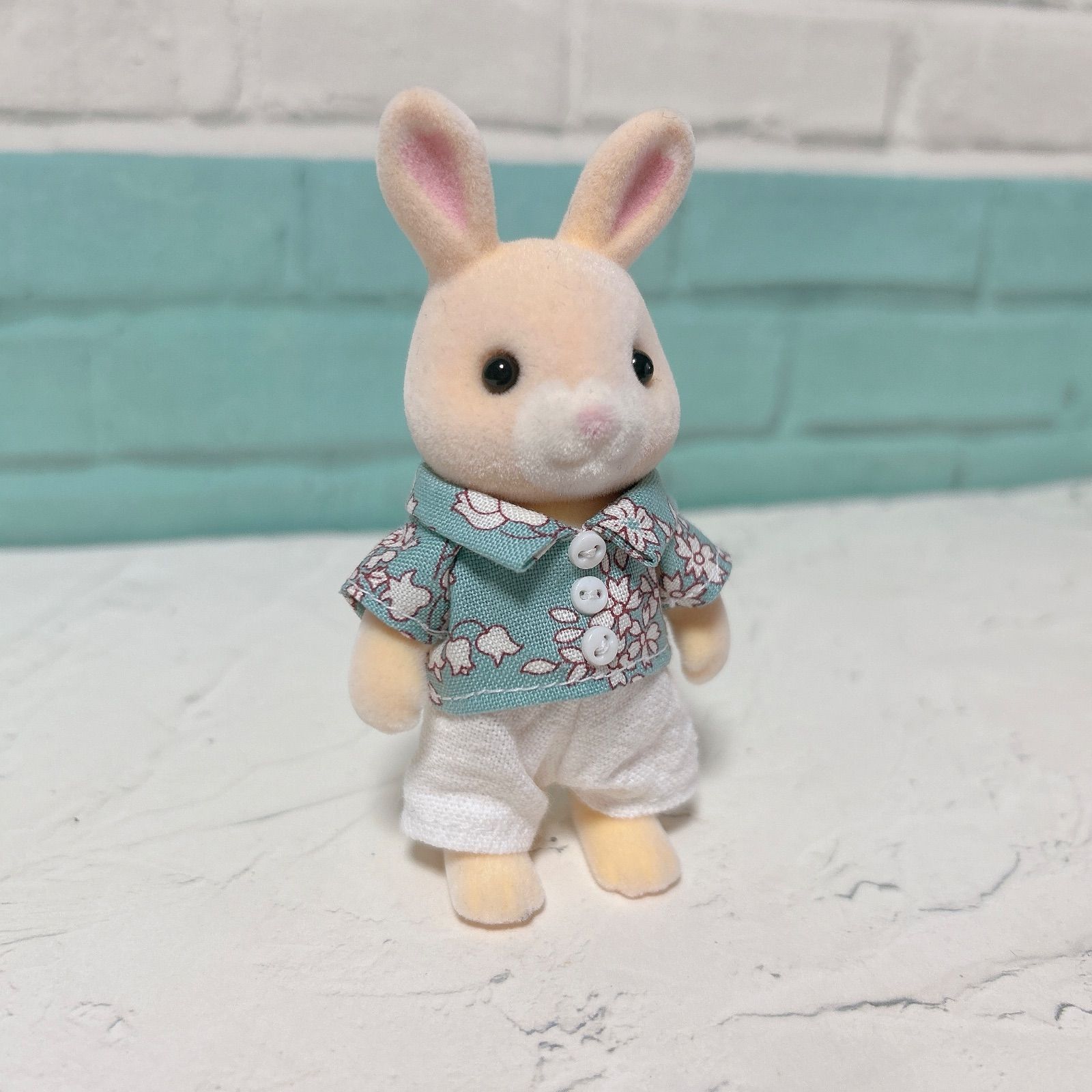 かおりページ　シルバニア　ハンドメイド服 シルバニア ハンドメイド お父さん 服 花柄 - メルカリ