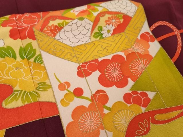 平和屋本店□極上 銀座 志ま亀 振袖・長襦袢(無双仕立て)セット 平和屋本店□極上 銀座 志ま亀 振袖・長襦袢(無双仕立て)セット