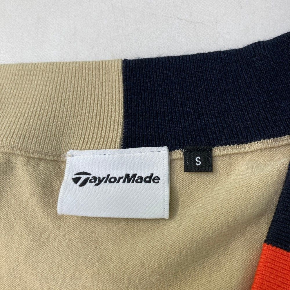サイズ：S TAYLOR MADE テーラーメイド 2024年モデル 長袖ニットセーター  ベージュ系 [240101457346] ゴルフウェア レディース ストスト TAYLOR MADE テーラーメイド 2024年モデル 長袖ニットセーター