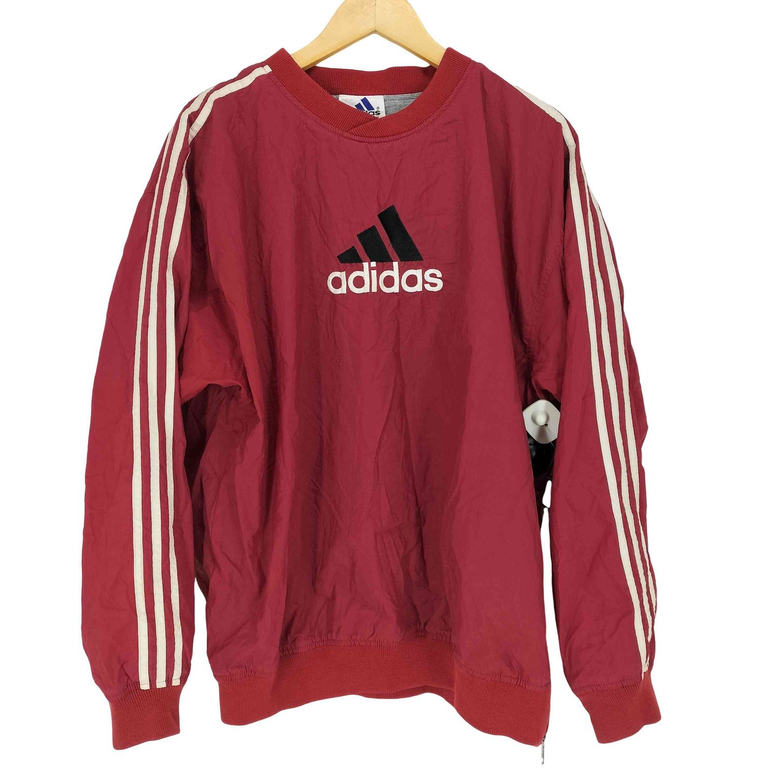 アディダス adidas 90S 万国旗タグ パフォーマンスロゴ刺繍ナイロンピステ メンズ  M
