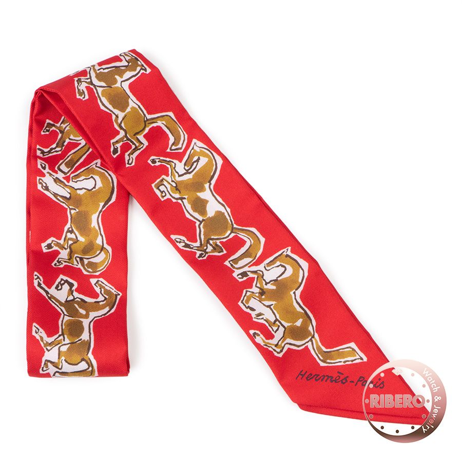 ☆HERMES☆】 エルメス 『ツイリー(TWILLY)』 《CHEVAUX EN