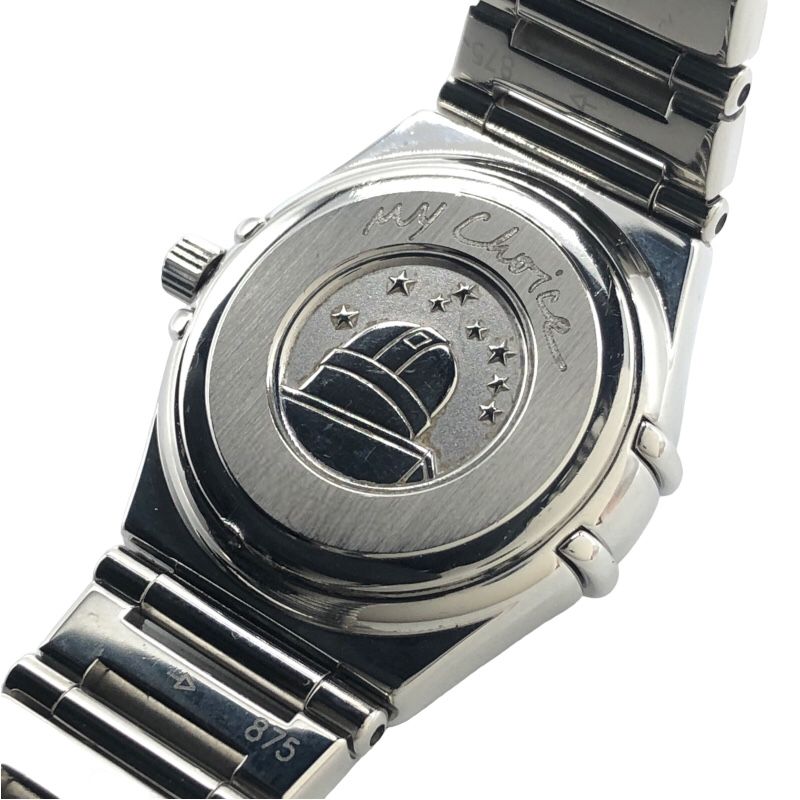 オメガ OMEGA コンステレーション ミニ マイチョイス 156161 ピンク ステンレススチール クオーツ レディース 腕時計 - メルカリ