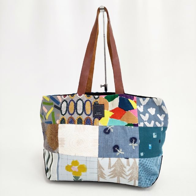 minä perhonen パッチワーク ハンドバッグ
