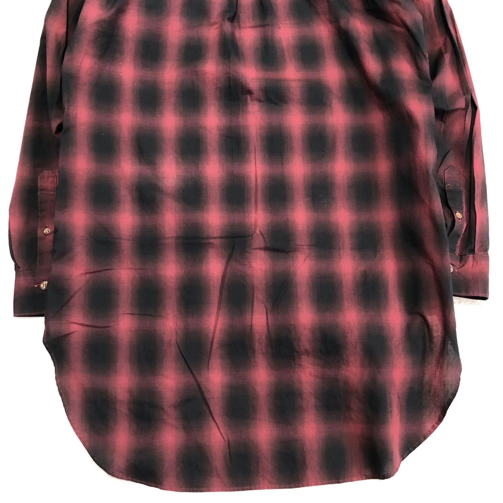 RUDE GALLERY オンブレチェックシャツ 開襟シャツ ルードギャラリー RUDE GALLERY ] オンブレチェックシャツ / OMBRE CHECK SHIRT