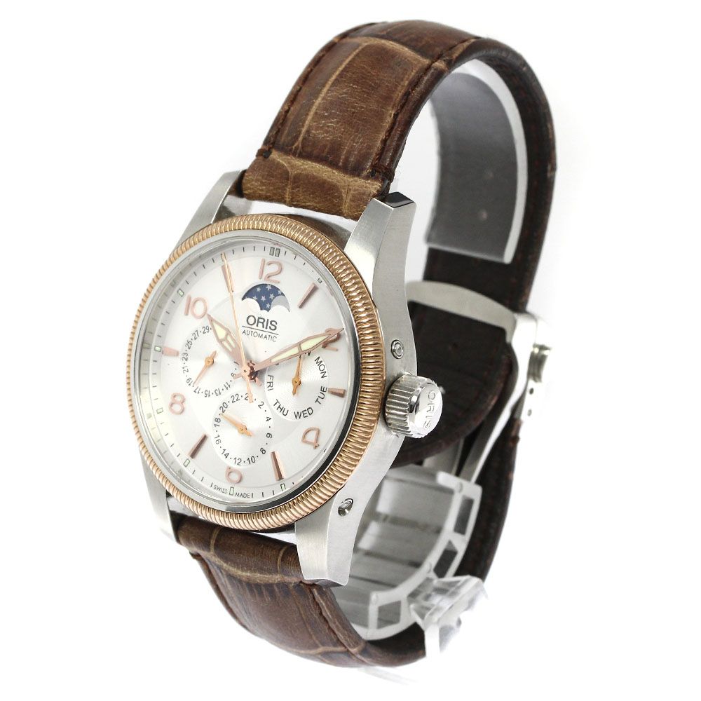 オリス ORIS 7627 ビッグクラウン トリプルカレンダー ムーンフェイズ 