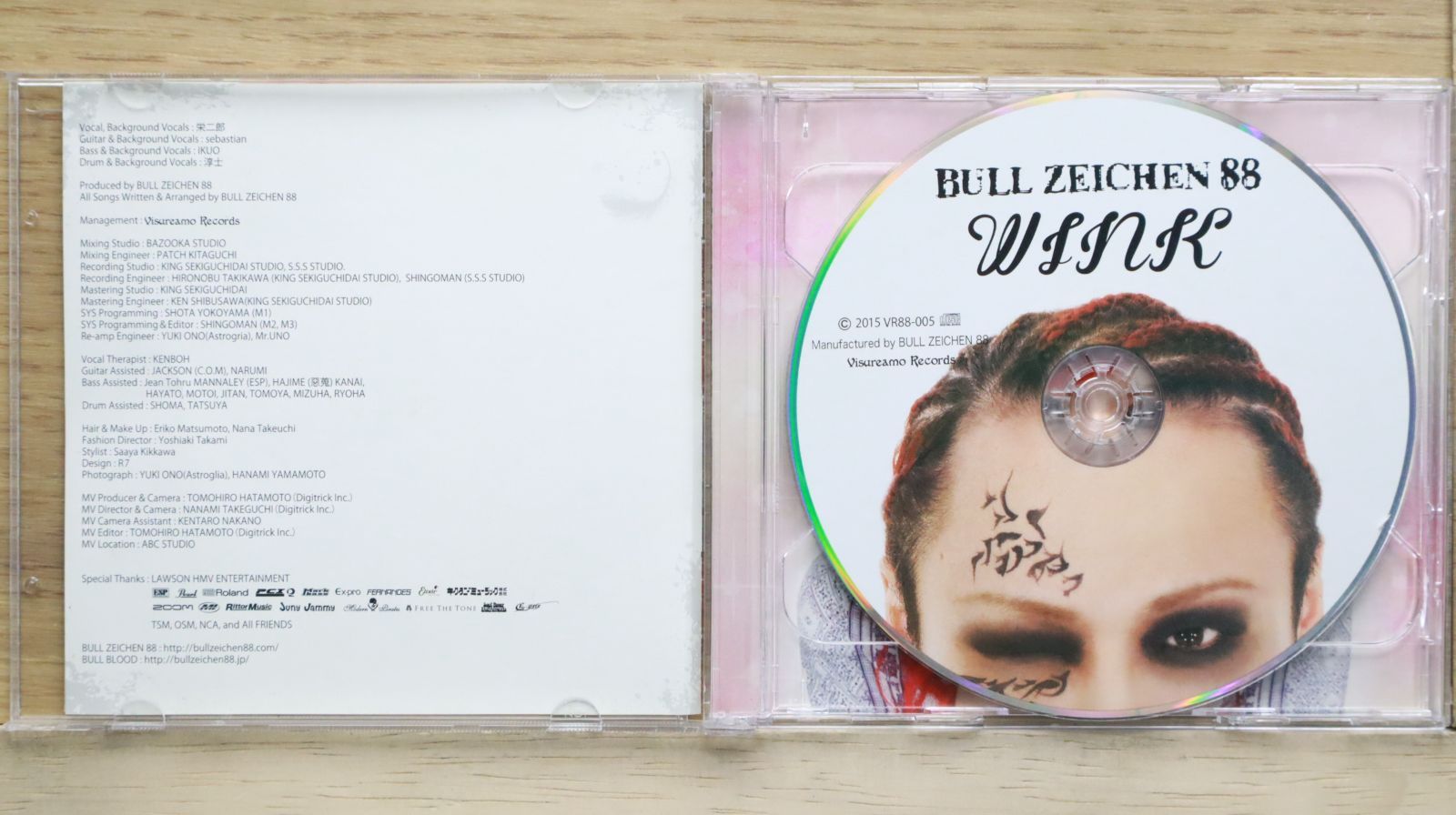 BULL ZEICHEN 88 グッズセット 国内盤CD☆ブル ゼッケン ハチハチ⁄BULL ZEICHEN 88□ WINK [CD+DVD]