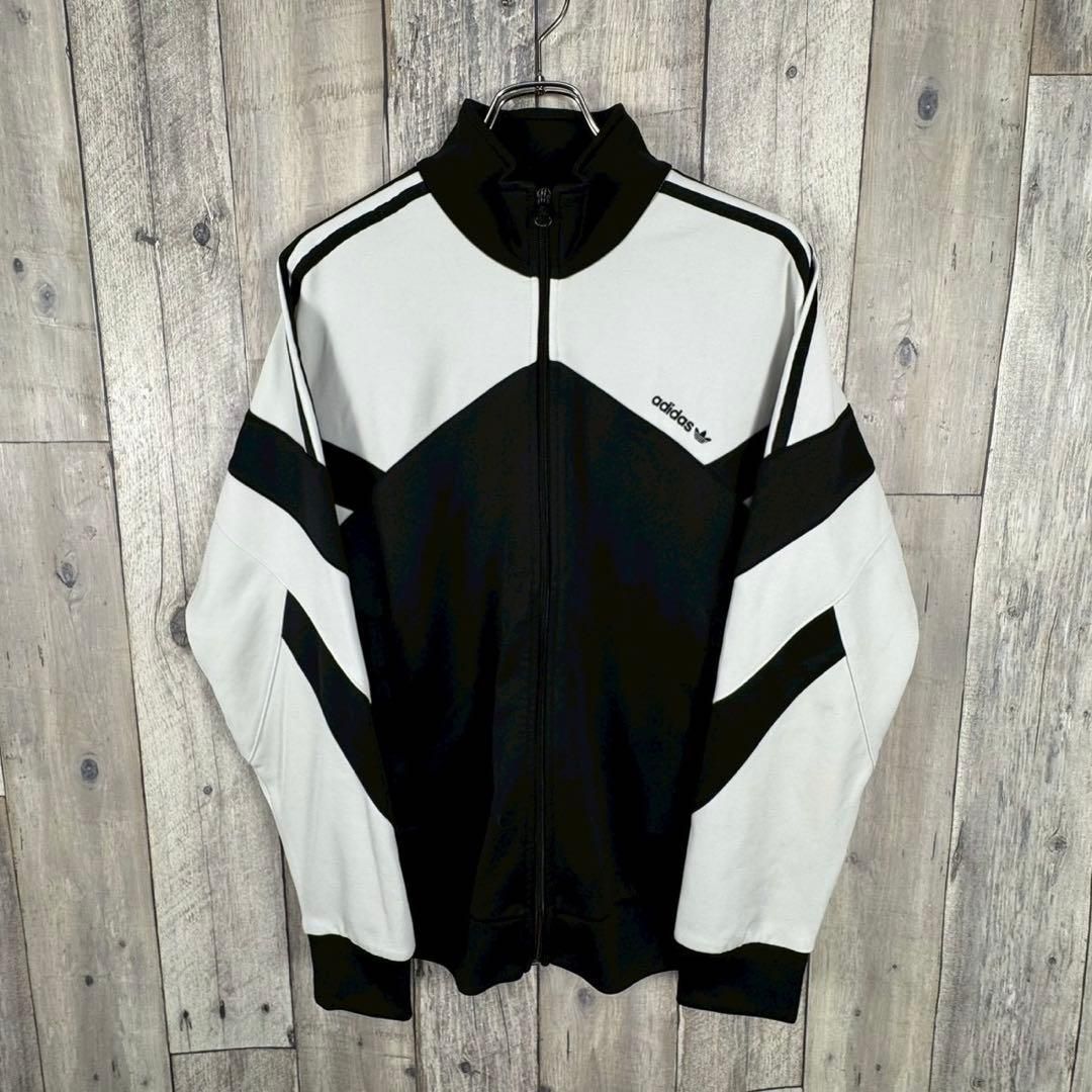 adidas アディダス 3本ライン ジャージ トラックジャケット M