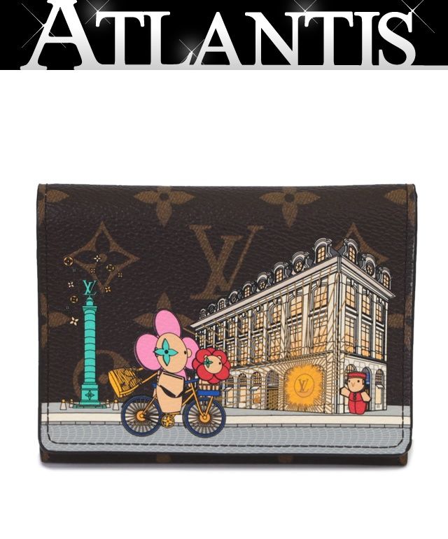 ルイヴィトン Louis Vuitton ポルトフォイユ ヴィクトリーヌ ヴィヴィエンヌ 三つ折り財布 M81638 70440