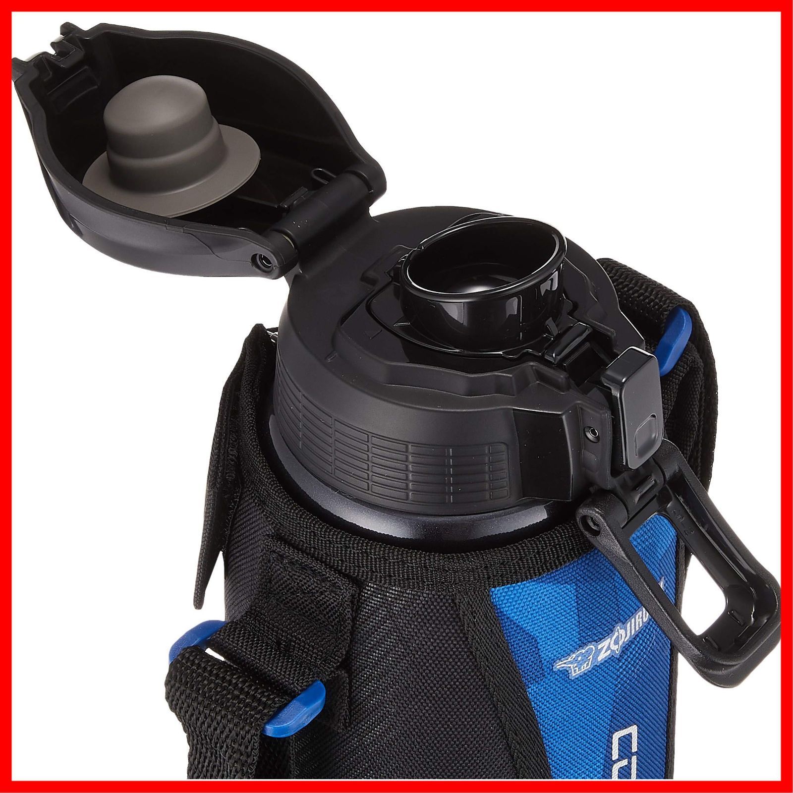 【特売】象印マホービン(ZOJIRUSHI) 水筒 クール スポーツボトル 直飲み 1.5L カモフラ ブルー SD-FA15-AU