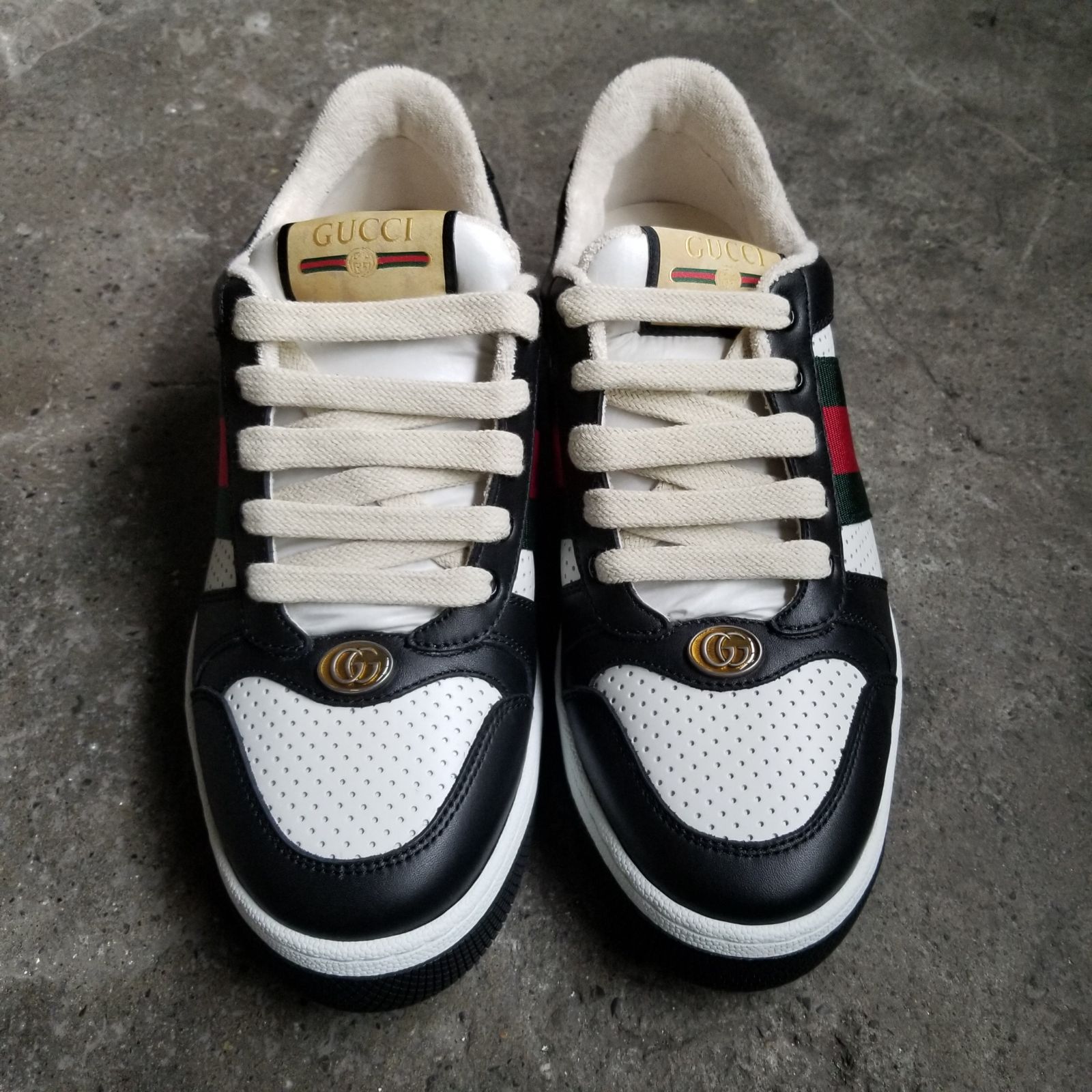 GUCCI SCREENER SNEAKER 7 グッチ スクリーナー スニーカー BLACK 