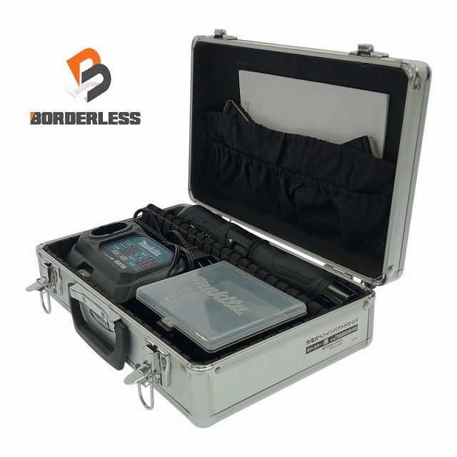 makita マキタ 7.2V 充電式ペンインパクトドライバー TD022DSHXB 黒|ブラック バッテリ2個 1.5Ah 充電器 ケース付 116091