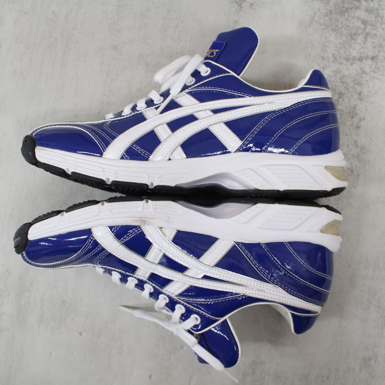 S084)asics/アシックス ゴールドステージ トレーニングシューズ ブルー