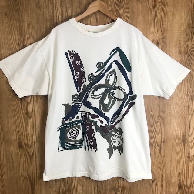 USA製 90s VINTAGE LA MOVERS グラフィック アート プリント Tシャツ 