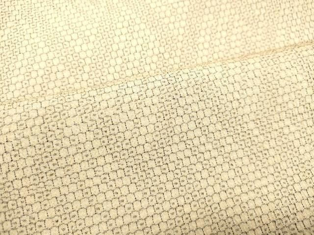 平和屋着物○本塩沢 110亀甲 菱文 正絹 逸品 DAAS2083tw