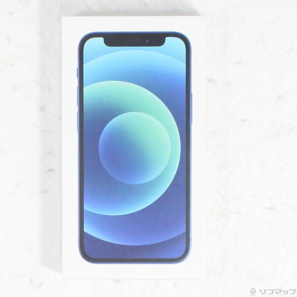 中古品〕 iPhone12 mini 64GB ブルー MGAP3J／A SIMフリー【258